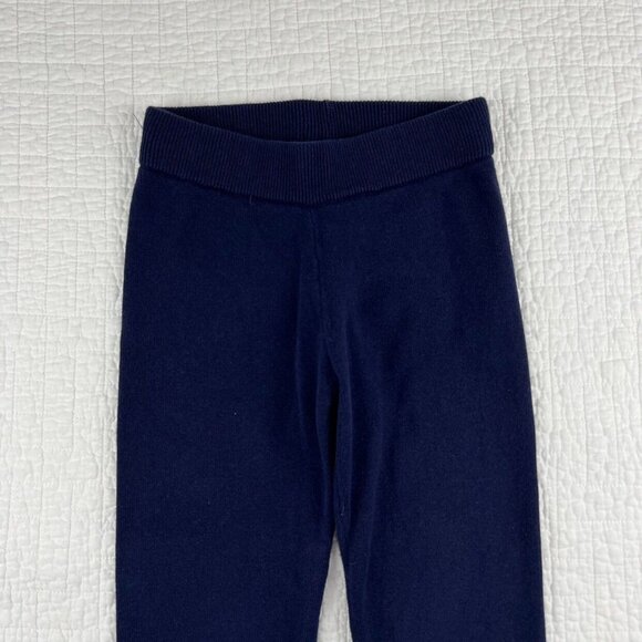 Hanna Andersson Tannenbaum Sweater Leggings In Navy - Picture 4 of 9